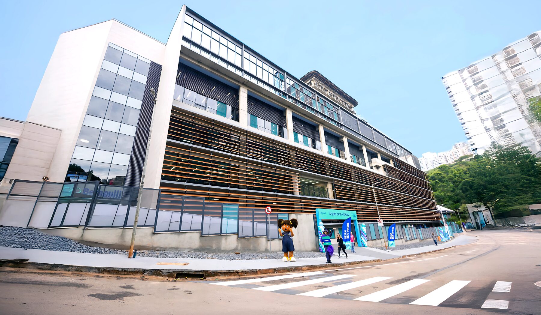 Fachada da unidade Vale do Sereno