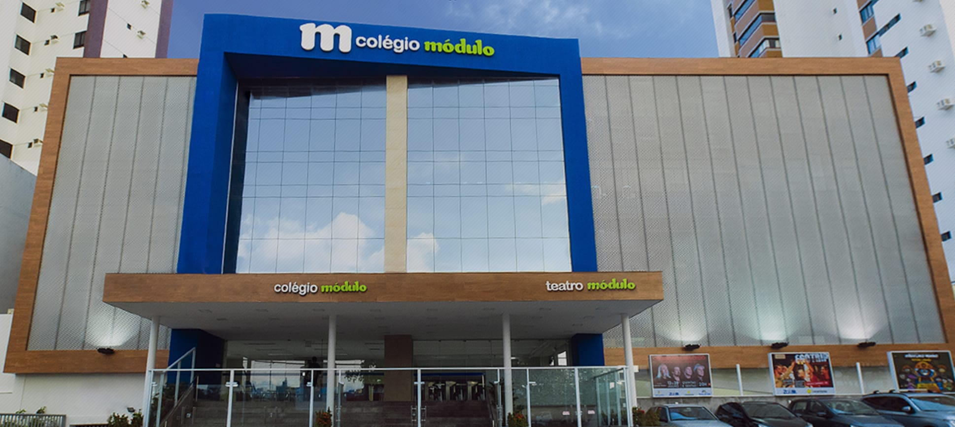 Fachada da unidade Colégio Módulo